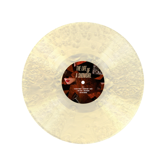 Taylor Swift The Life of a Showgirl vinilo Champagne Edition white