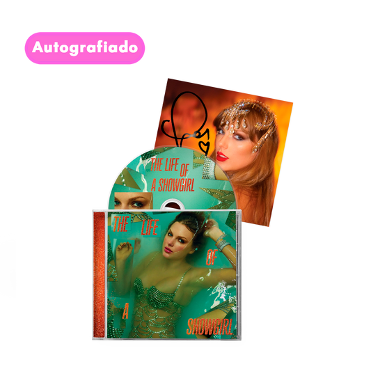 Taylor Swift The Life of a Showgirl: Sweat and Vanilla Perfume CD Autografiado