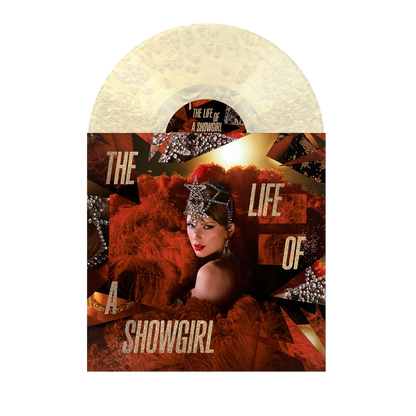 Taylor Swift The Life of a Showgirl vinilo Champagne Edition white