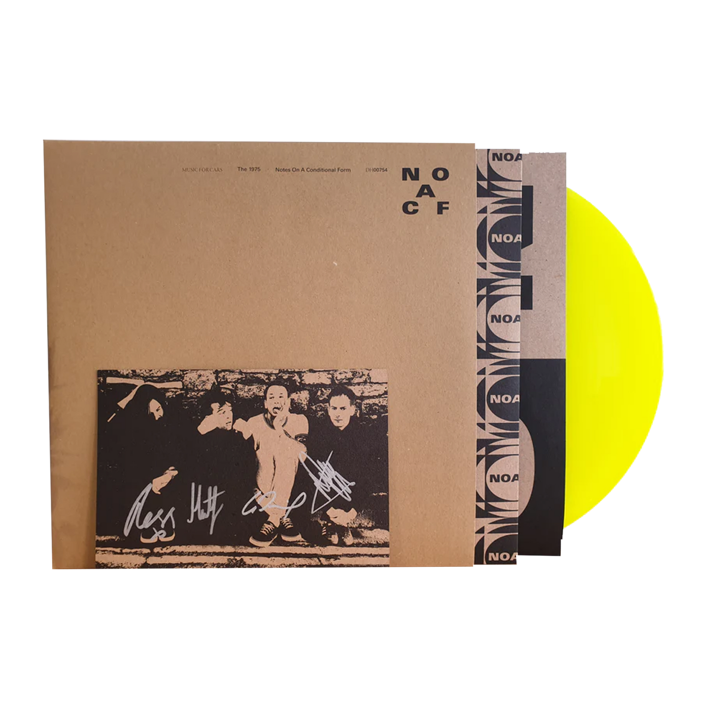 The 1975 - Notes On A Conditional Form Neon Yellow Vinilo (Autografiado)