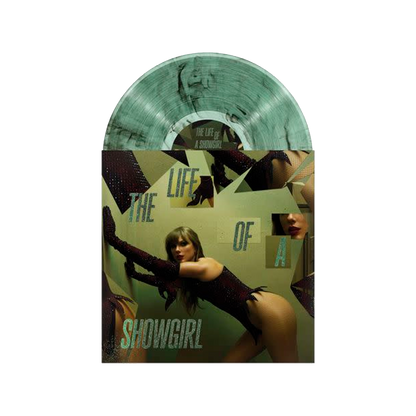 Taylor Swift The Life of a Showgirl vinilo verde smoke