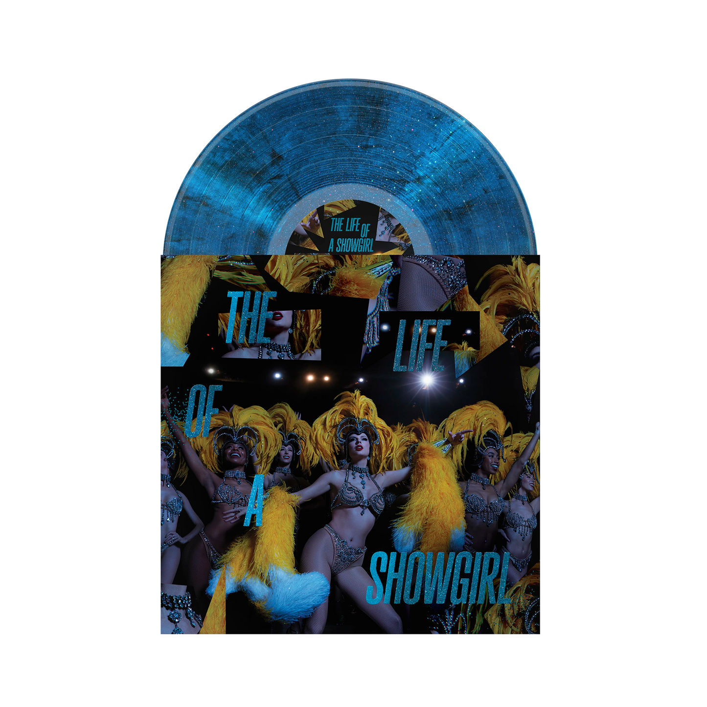 Taylor Swift The Life of a Showgirl vinilo azul