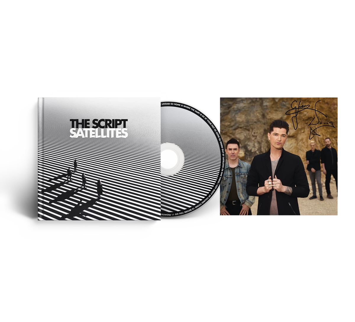 The Script Satellites Deluxe Edition cd (Autografiado)