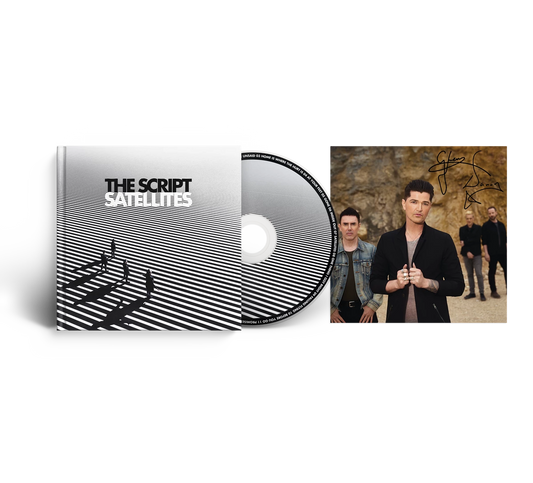 The Script Satellites Deluxe Edition cd (Autografiado)