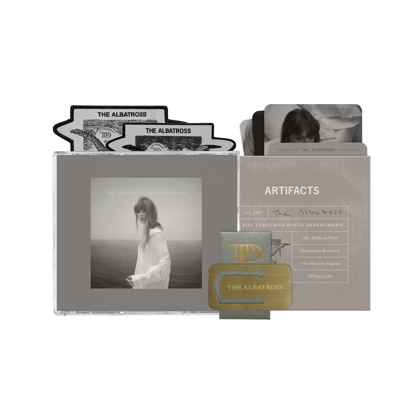 Taylor Swift - The Tortured Poets Department Collector's Edition Deluxe CD + Bonus Track "The Albatross"