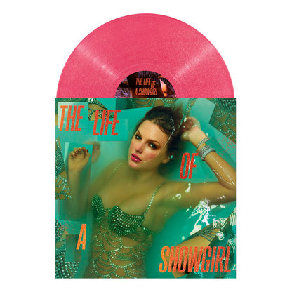 Taylor Swift The Life of a Showgirl: Sequins Are Forever Magenta Glitter Vinilo Rosa